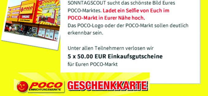 Verkaufsoffener Sonntag - POCO-Gewinnspiel - Dezember 2015