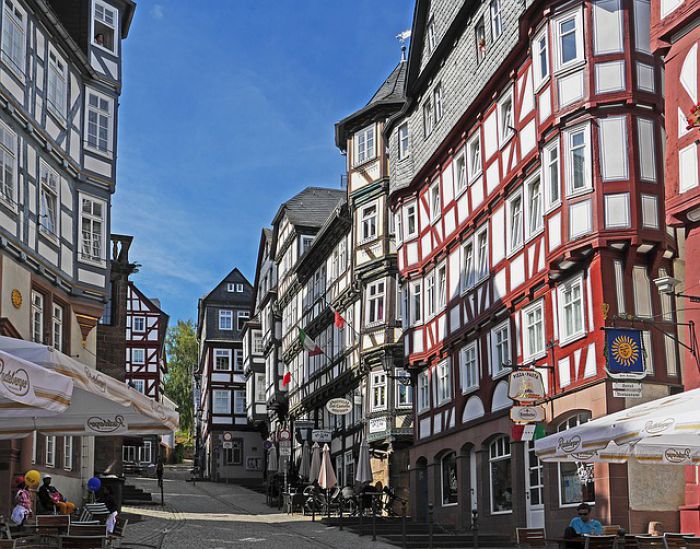 Verkaufsoffener Sonntag Marburg 10. Juli 2016 - Fachwerkhäuser am Marktplatz